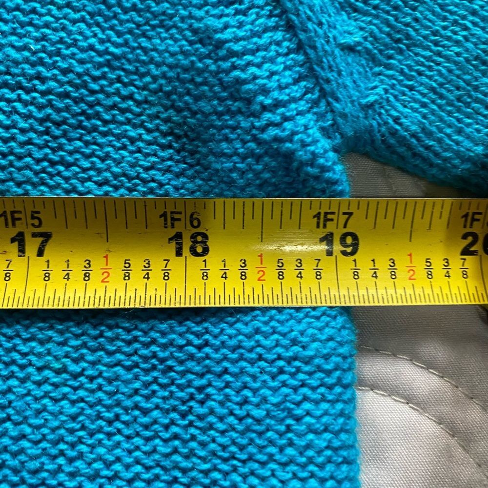 New Colorful M Flamingo Colorful Sweater Granny Bright Cottage Coquette b1-22 - Picture 8 of 10